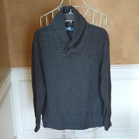 Ralph Lauren Polo Jersey Shawl Pullover - Picture 2 of 15